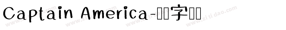 Captain America字体转换